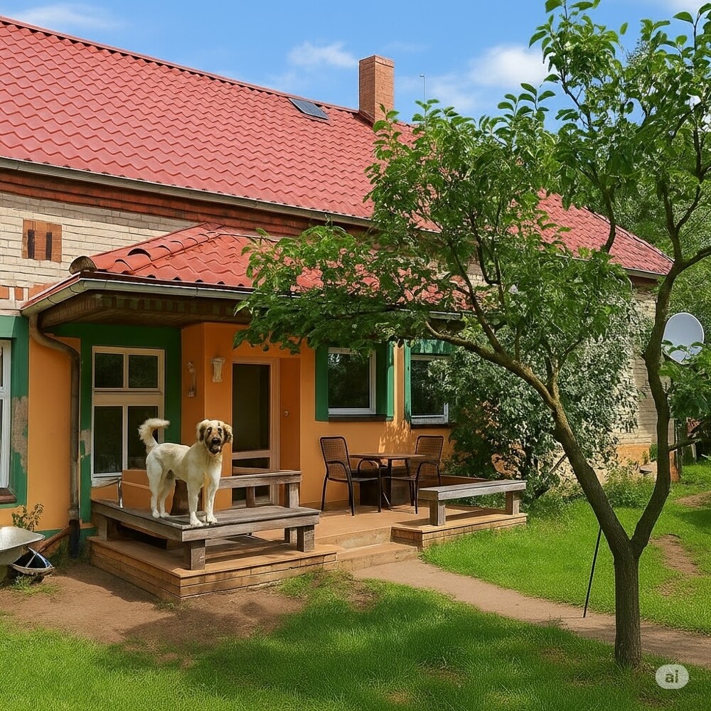 Haus von vorne