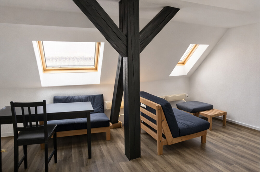 Wohnzimmer_KI_gestützt Home Staging