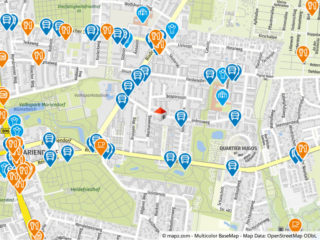 Geolyzer Kartenausschnitt