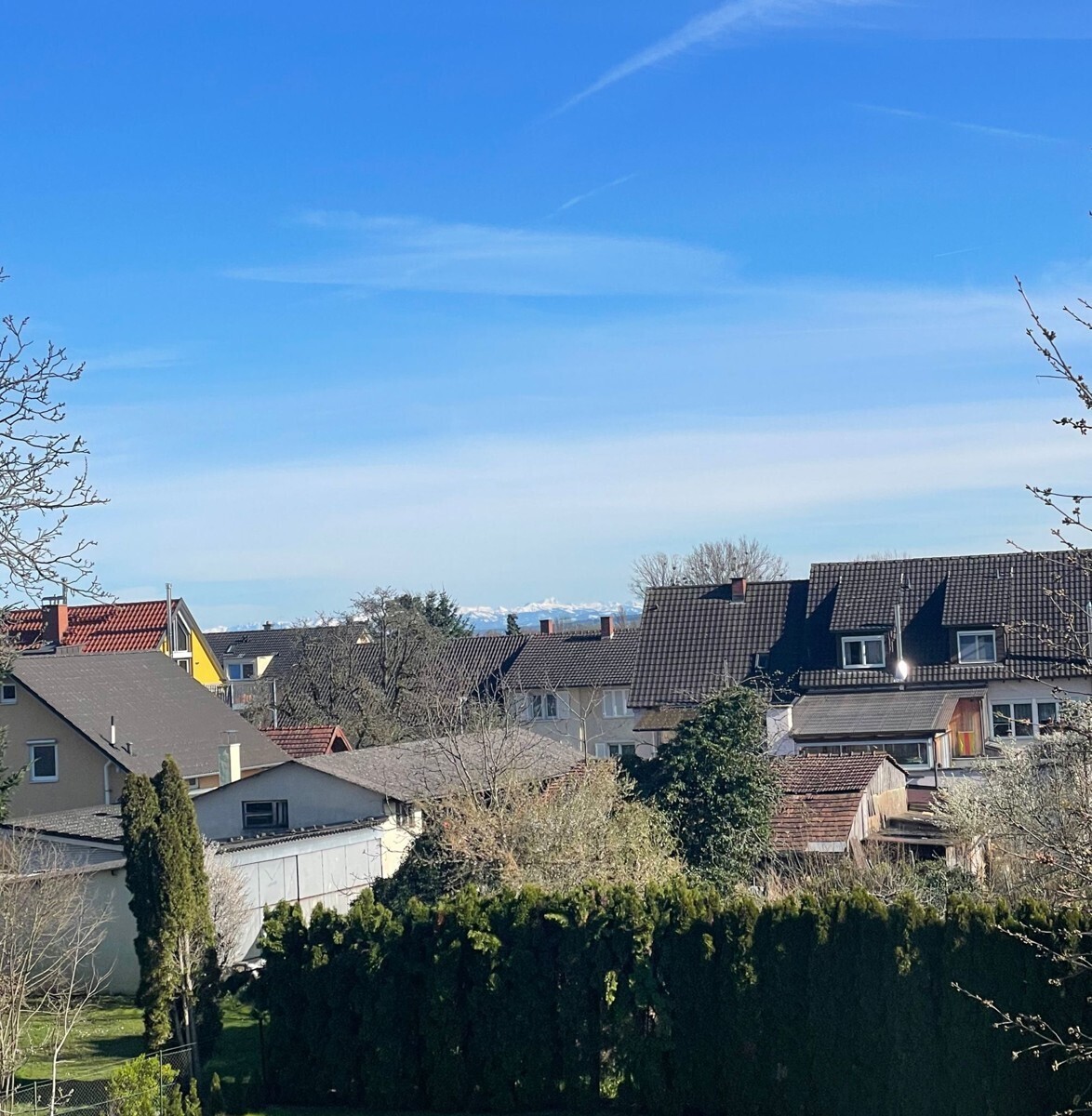 Aussicht vom Balkon