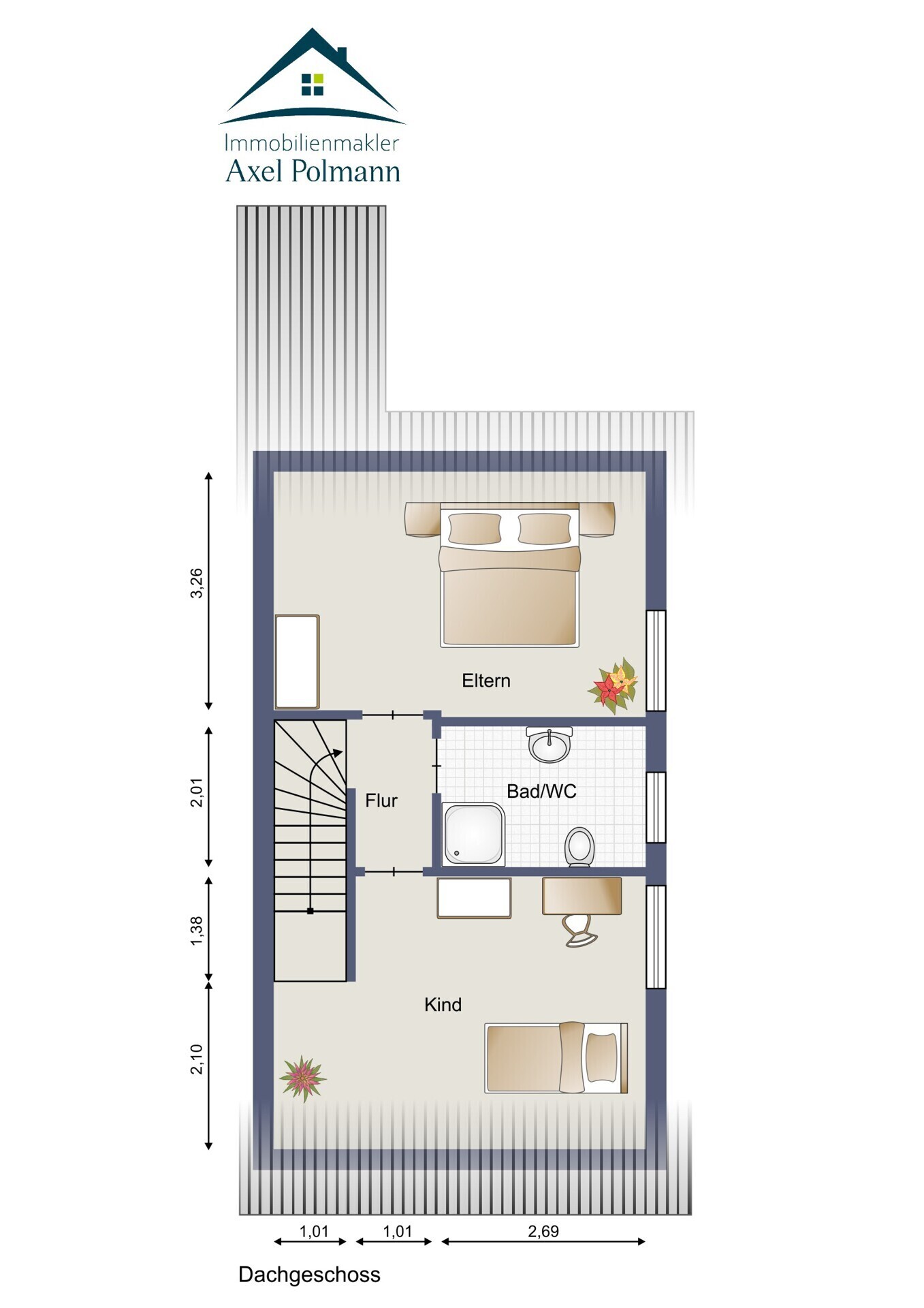 Grundriss Dachgeschoss