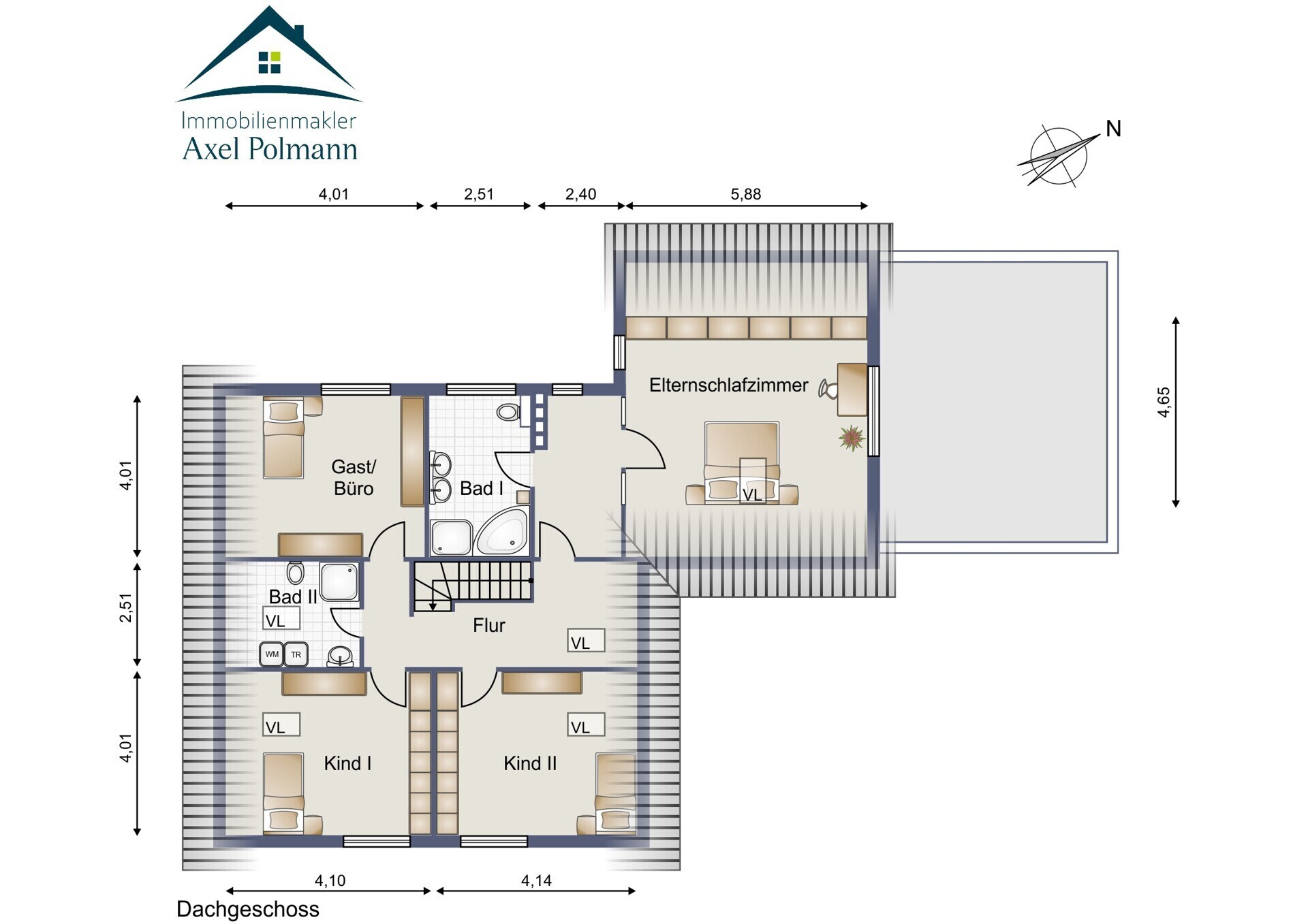 Grundriss Dachgeschoss