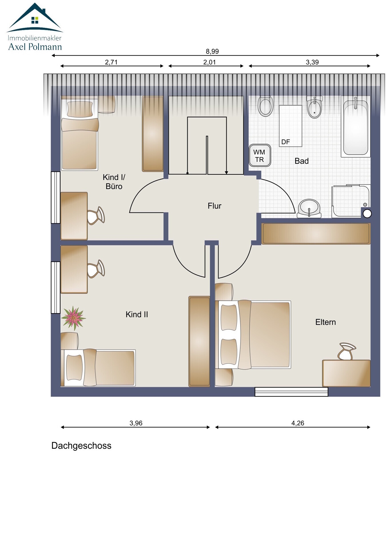 Grundriss WHG 1 OG