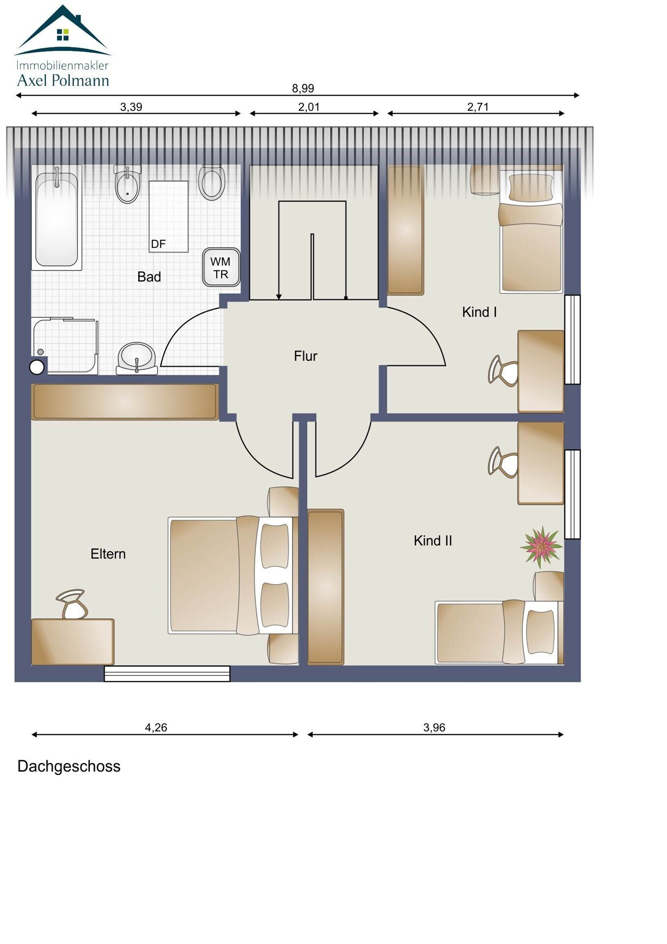 Grundriss WHG 2 OG