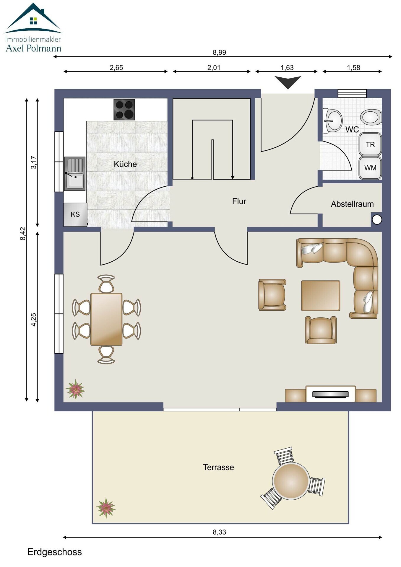 Grundriss WHG 1 EG