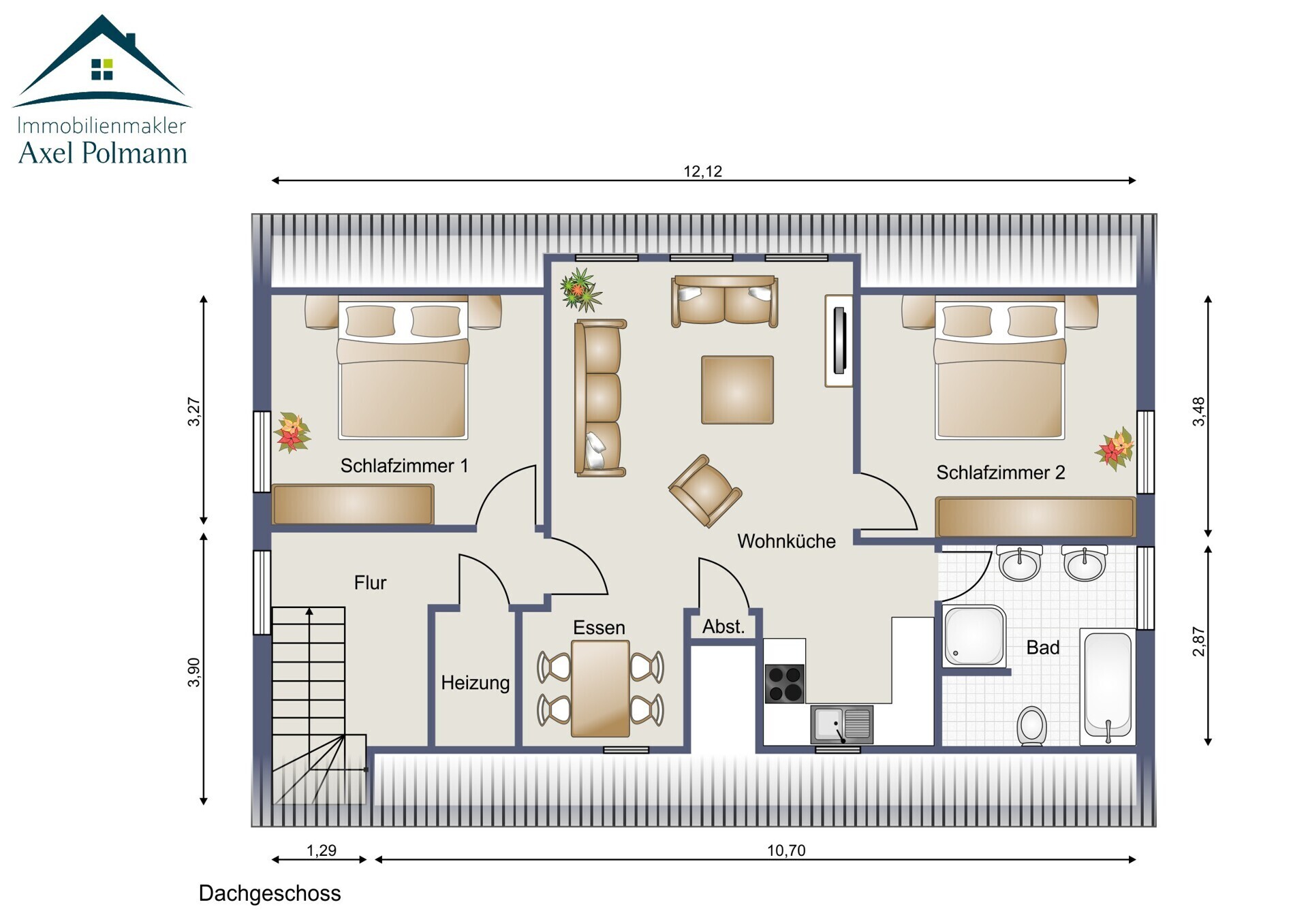 Grundriss Dachgeschoss