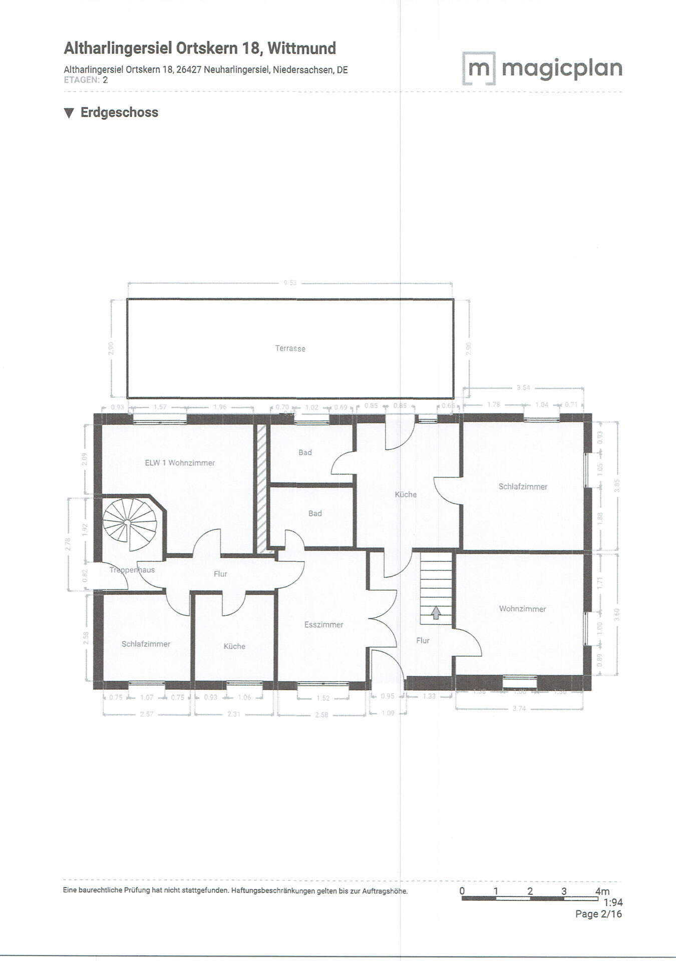 Grundriss Erdgeschoss