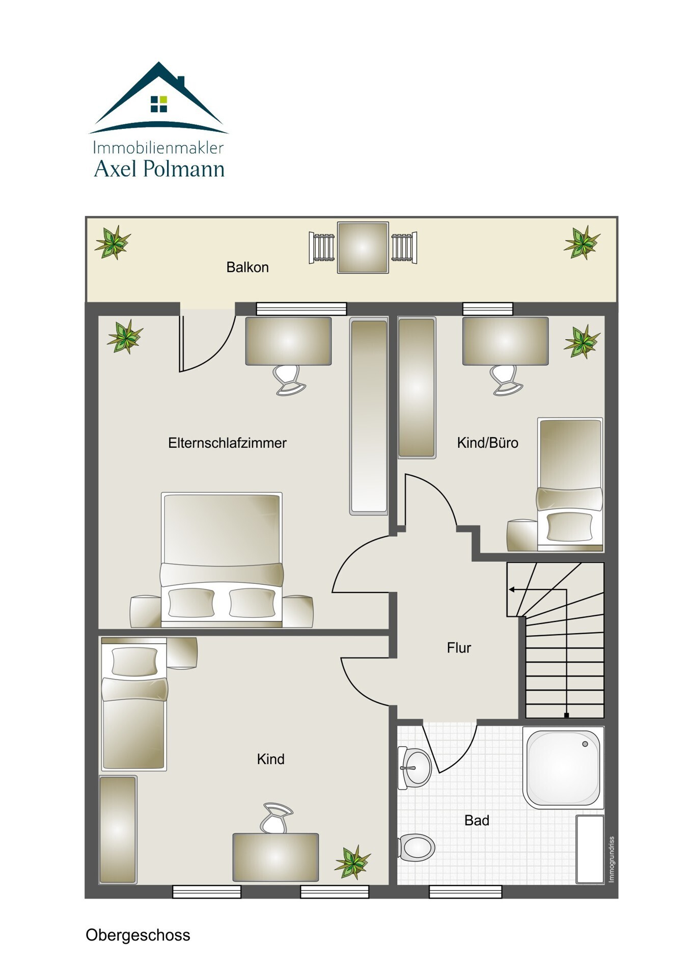 Grundriss Obergeschoss