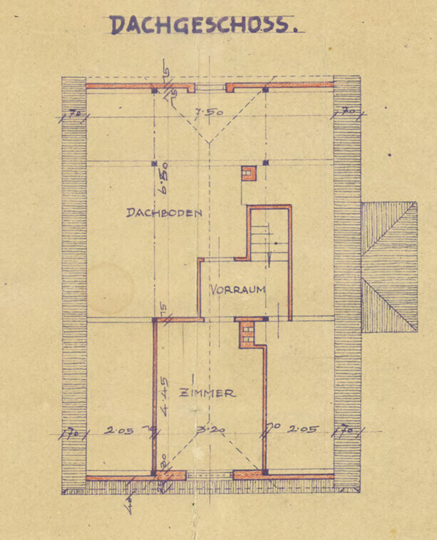 Plan Dachgeschoss