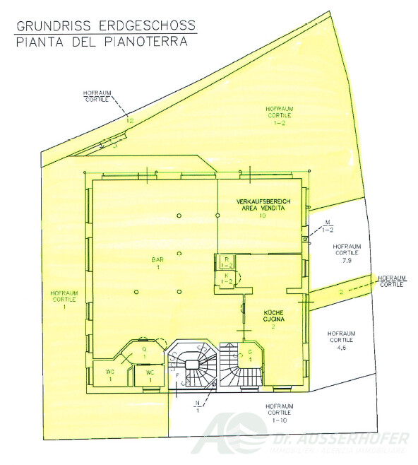 Plan Erdgeschoss-