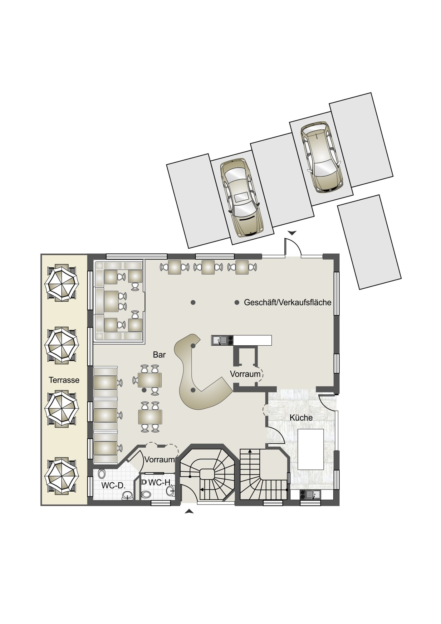 Plan Erdgeschoss