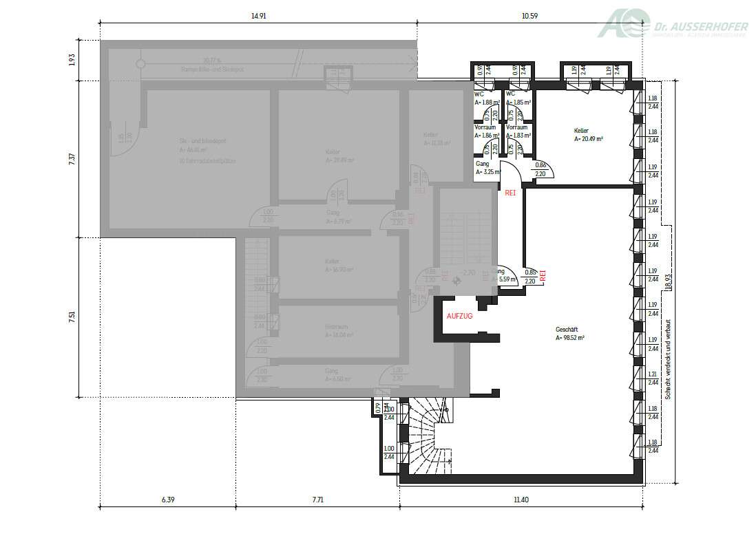 Grundriss UG