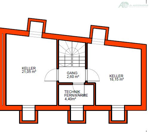 Plan Kellergeschoss