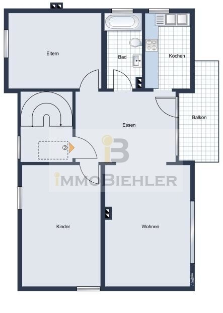 Grundriss OG Wohnung