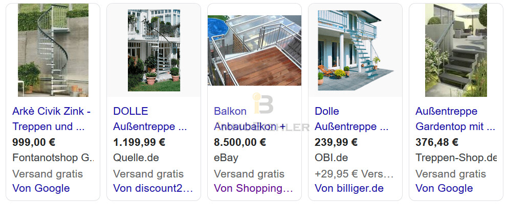 Außentreppenbeispiele