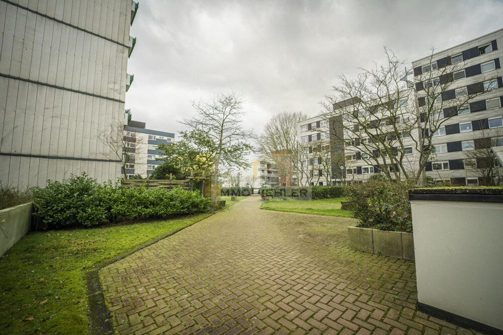 Gepflegte grüne Anlage