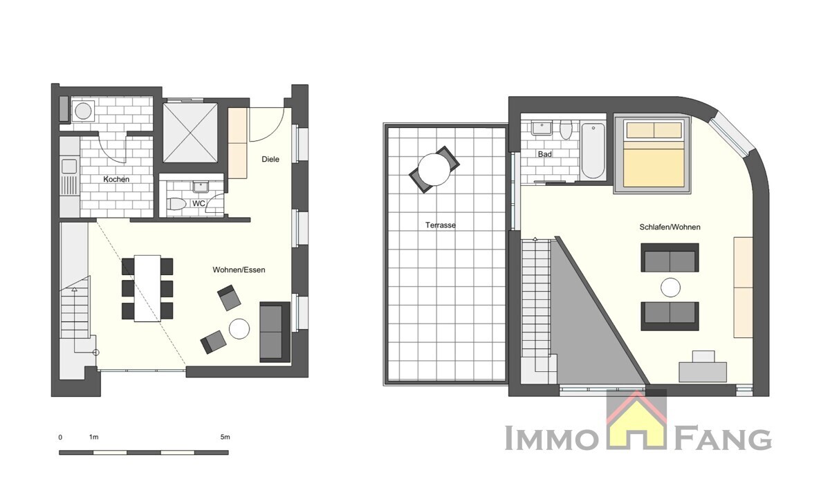 Grundriss 4. & 5. OG