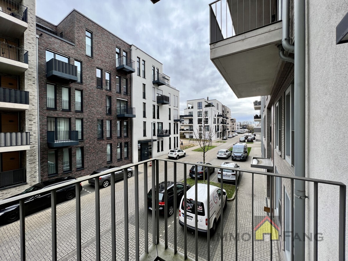 Blick rechts des Balkons