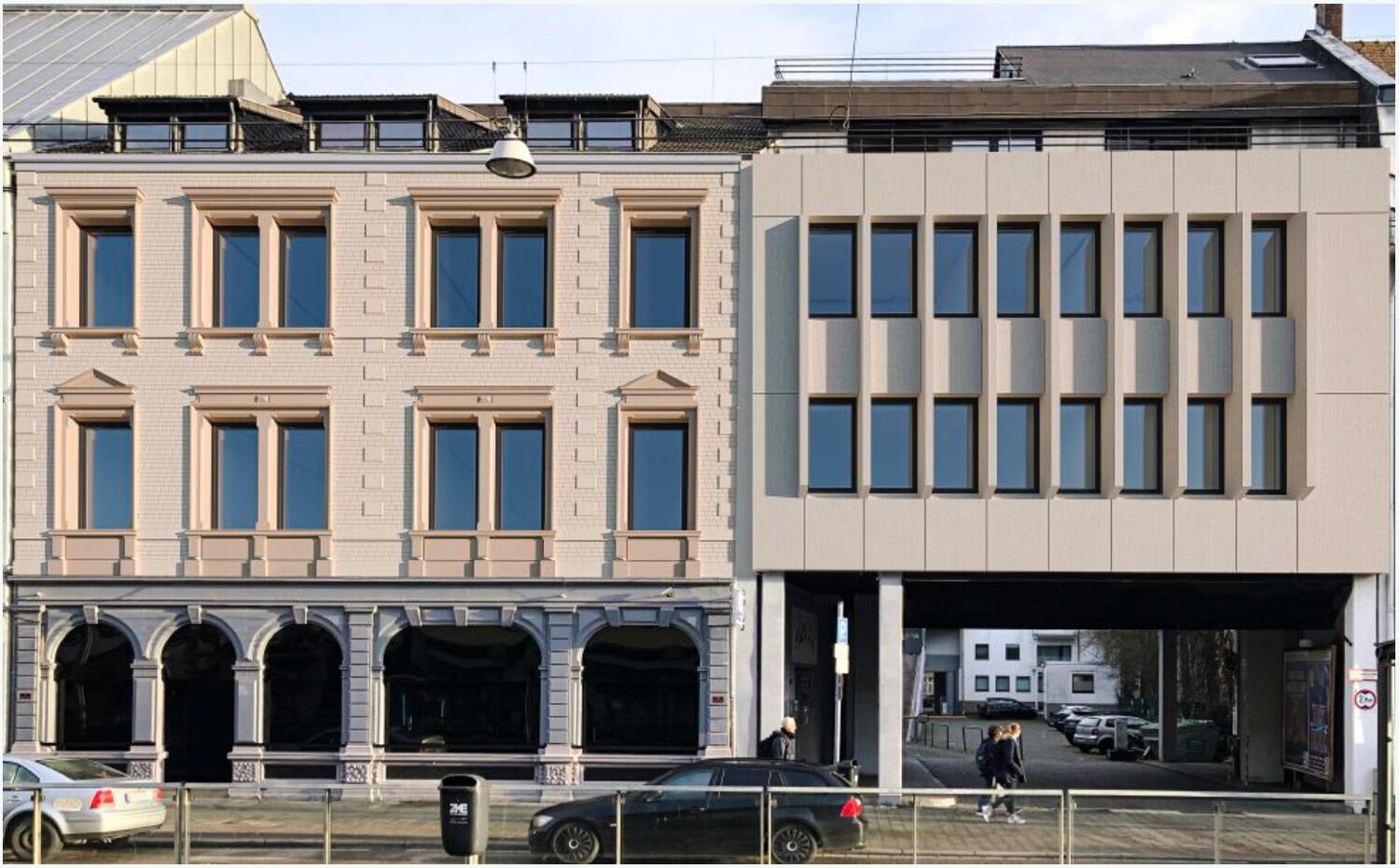Frontansicht Planung