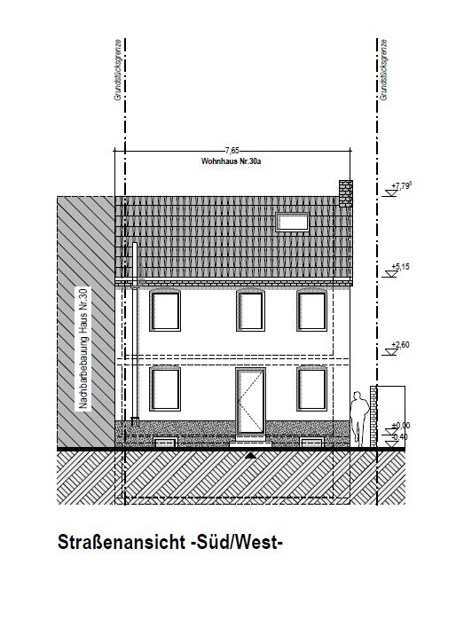 08 - Strassenansicht Süd-West