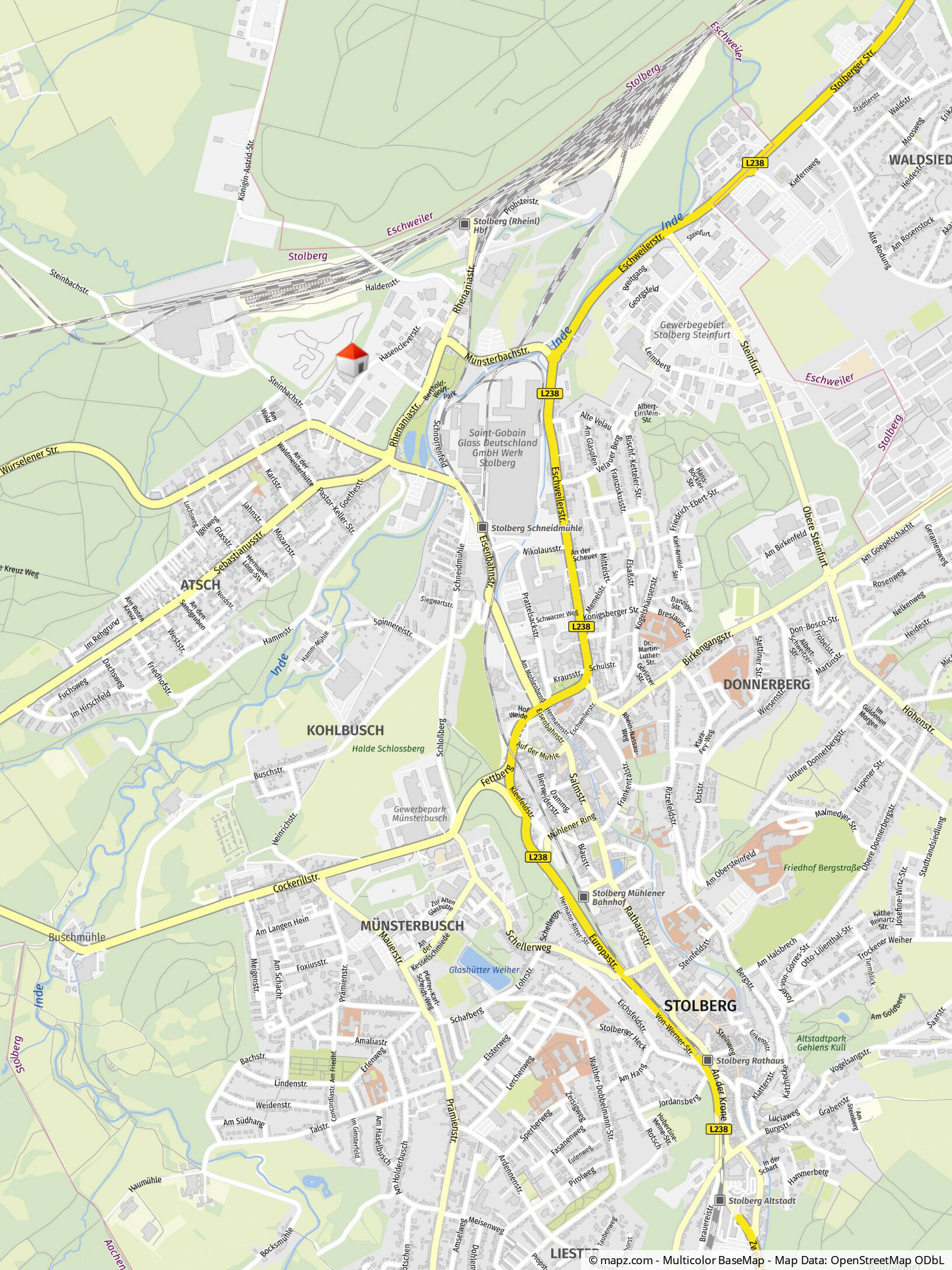 1 Geolyzer Kartenausschnitt