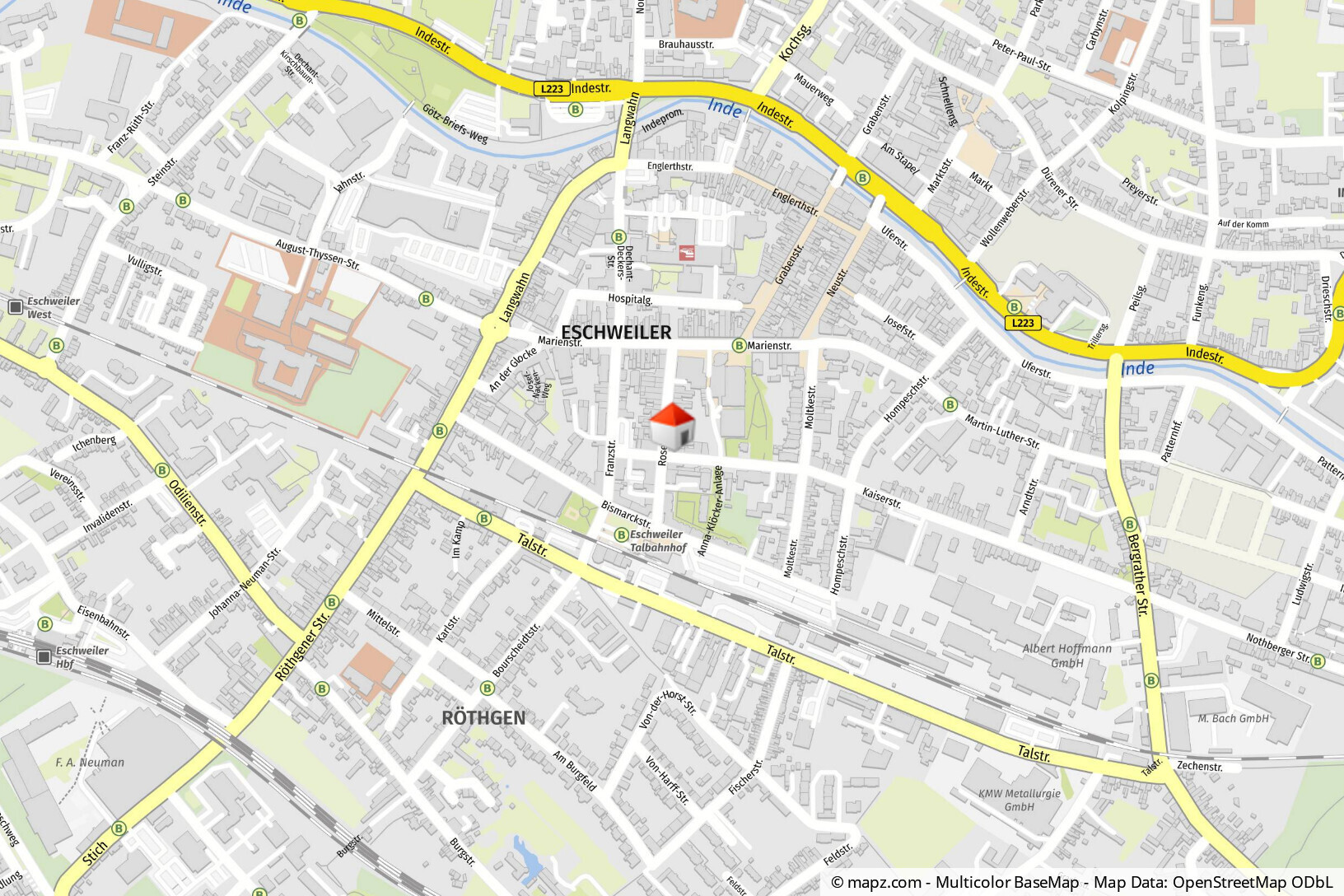 Geolyzer Kartenausschnitt