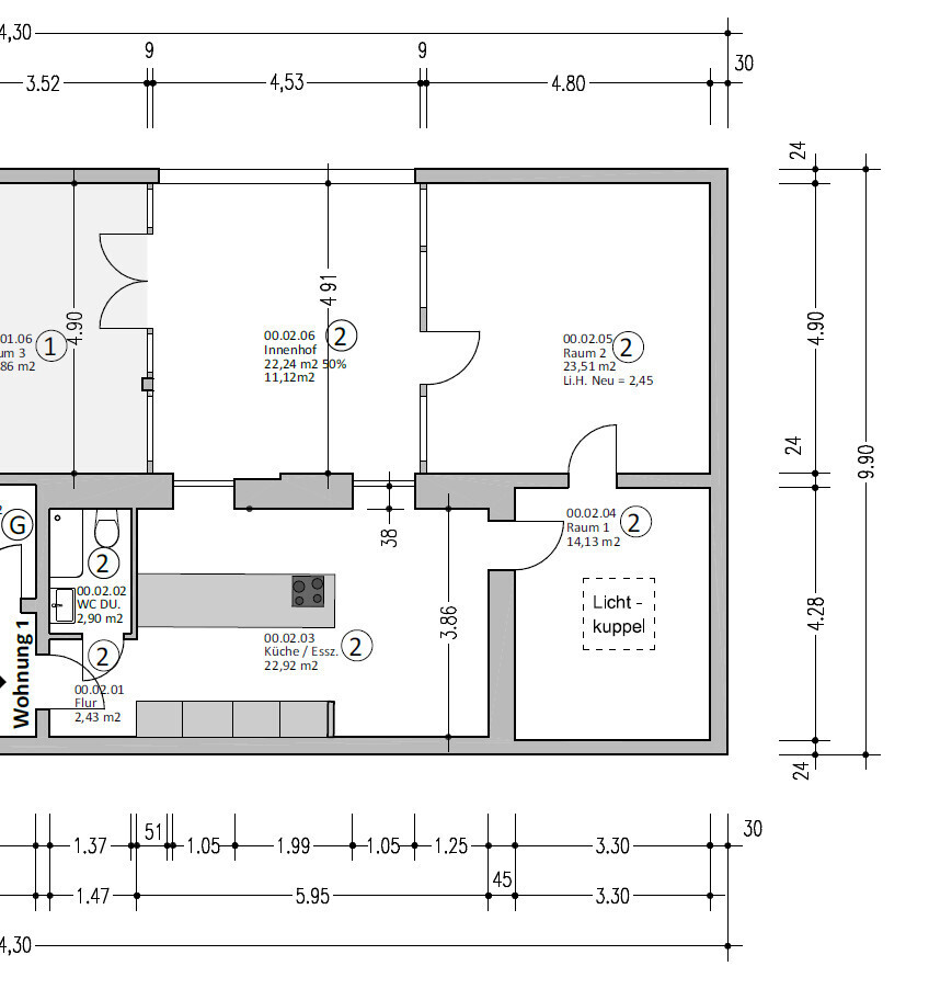 Grundriss WE