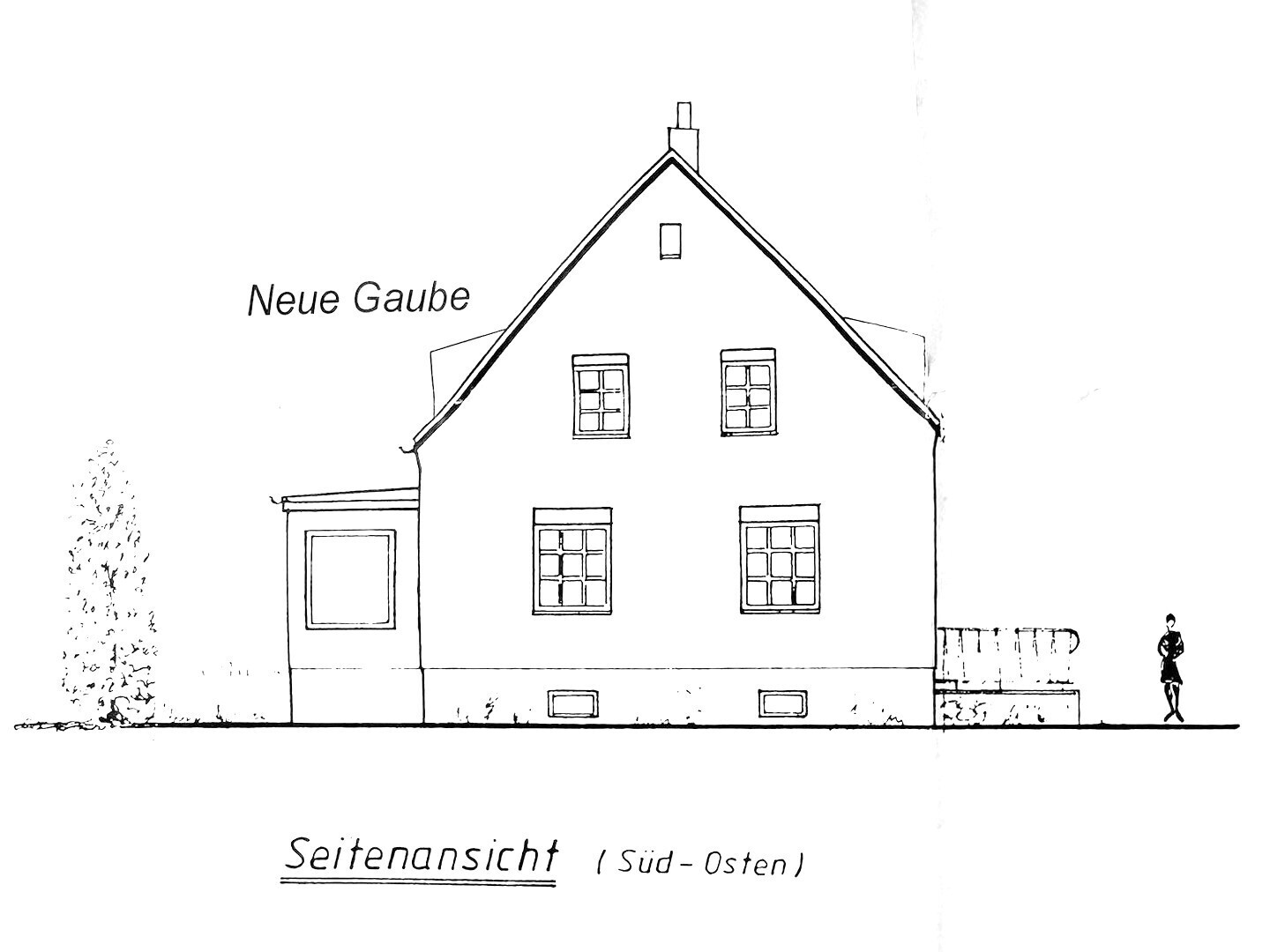 Seitenansicht Süd-Ost