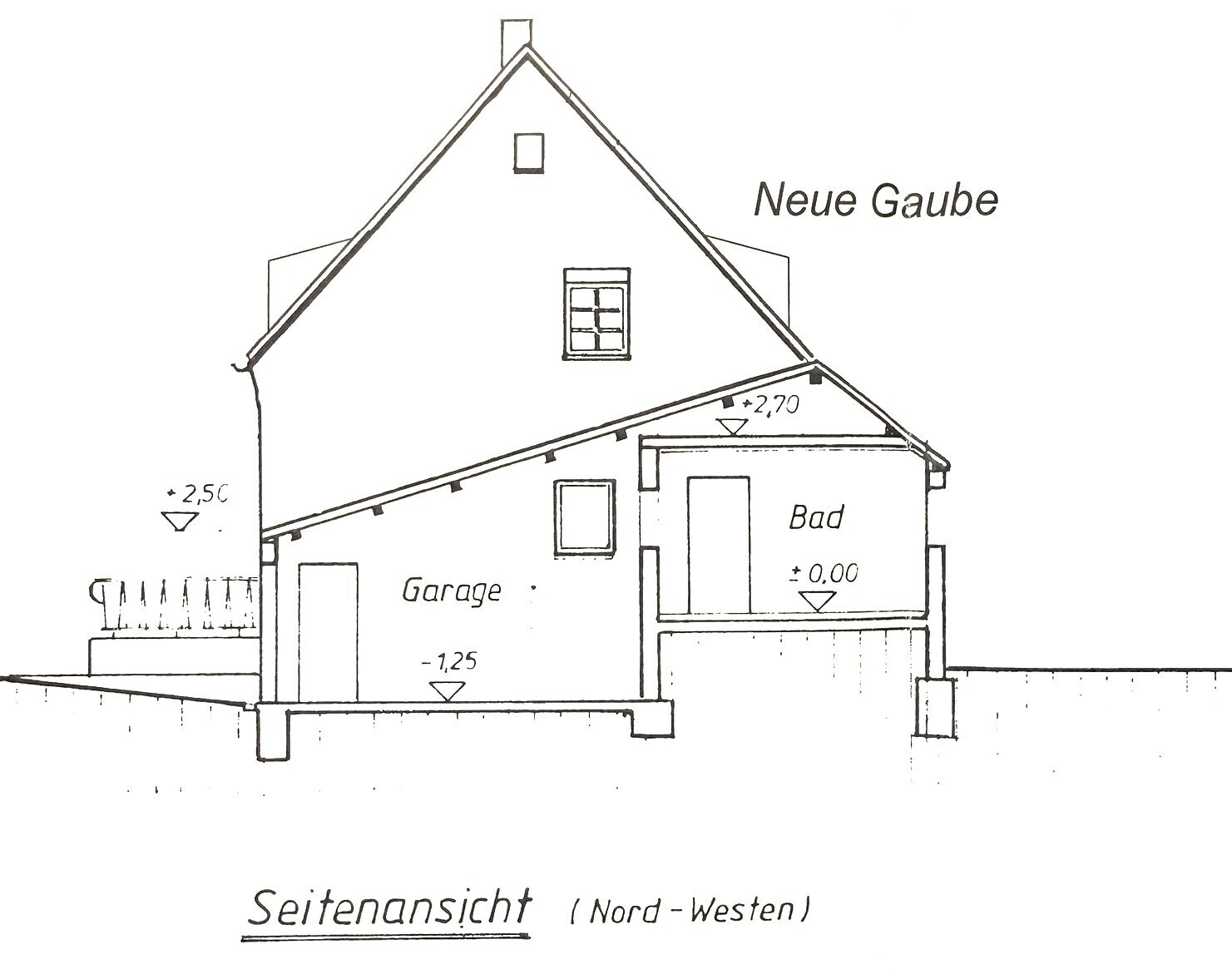 Seitenansicht Nord-West