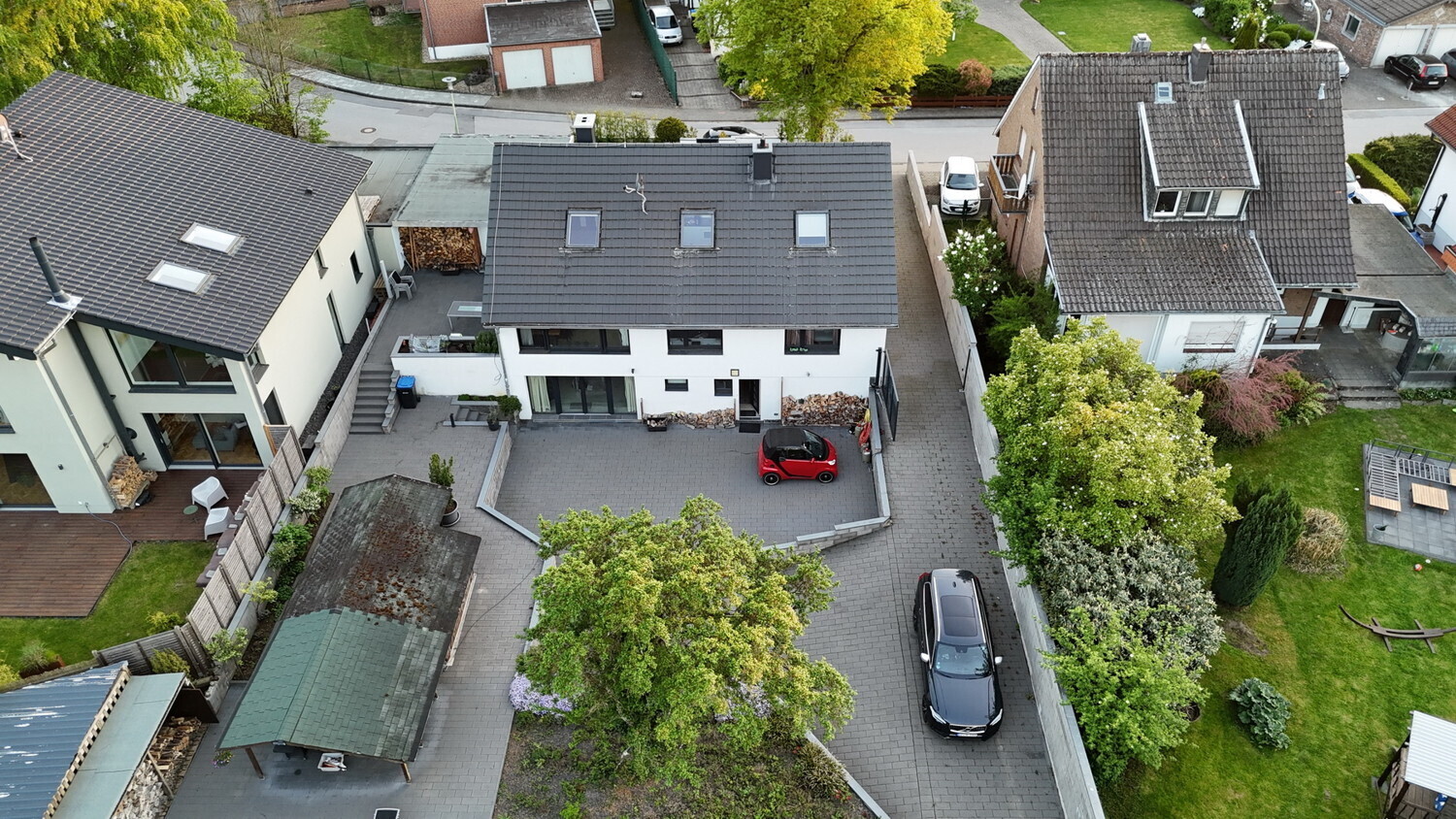 Luftaufnahme Gartenansicht
