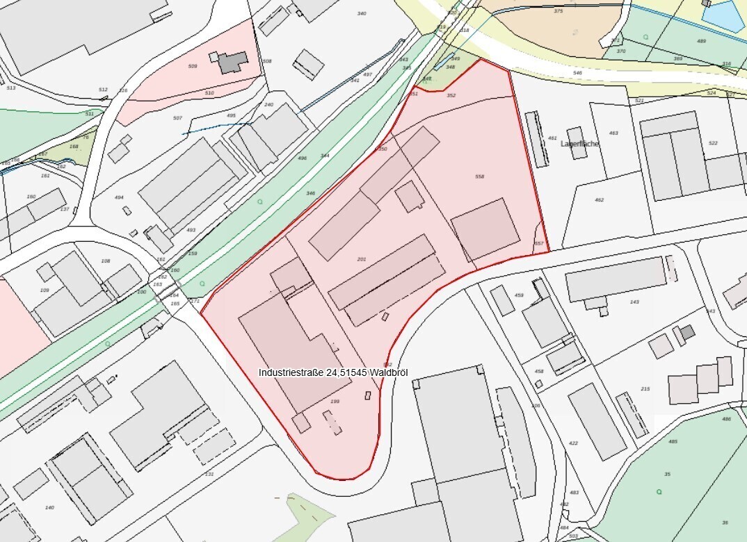 Lageplan Waldbroel q