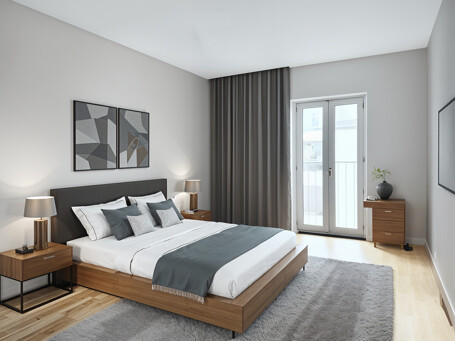 Helles Schlafzimmer