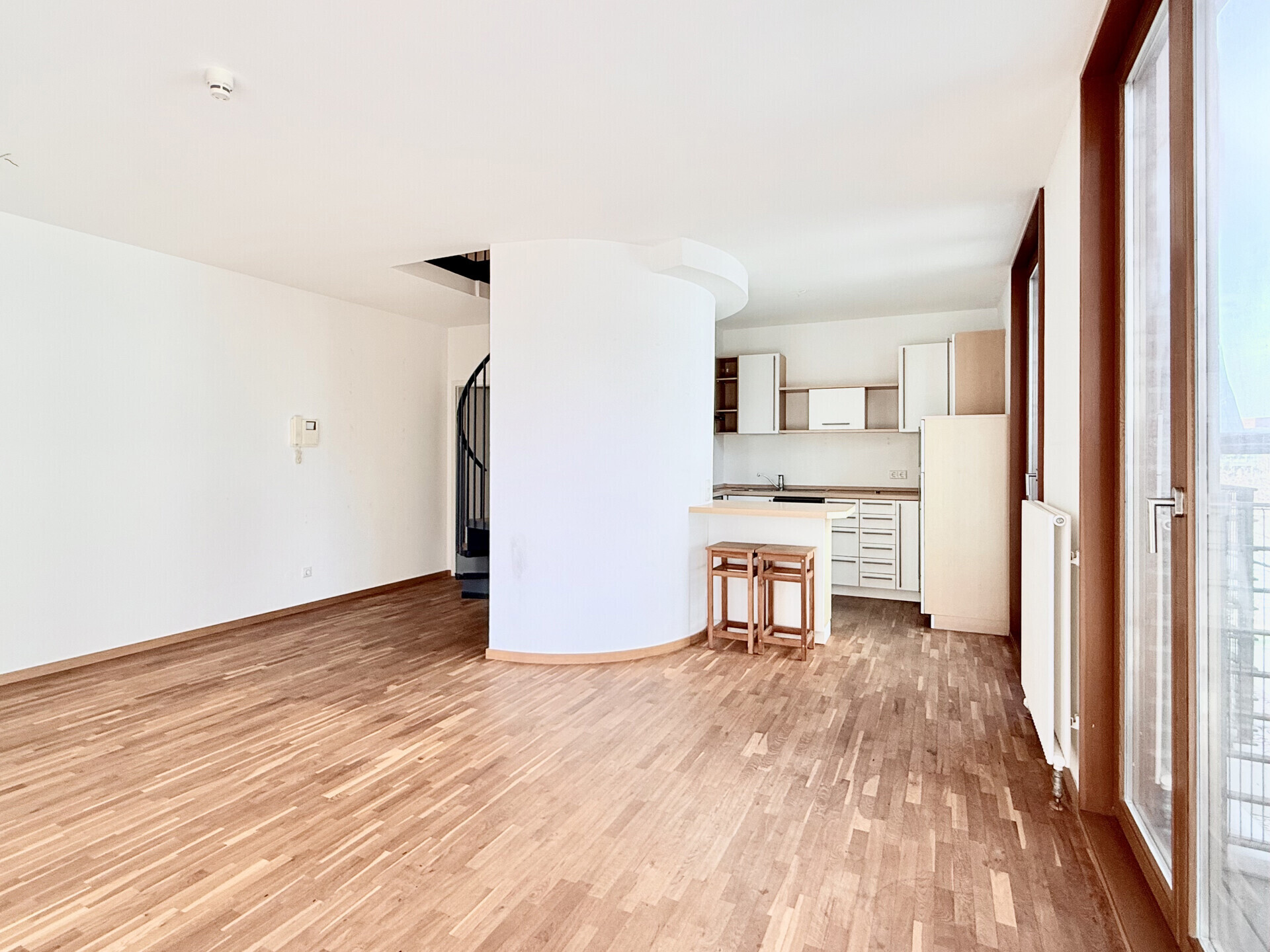 Geschickte, offene Grundrissgestaltung