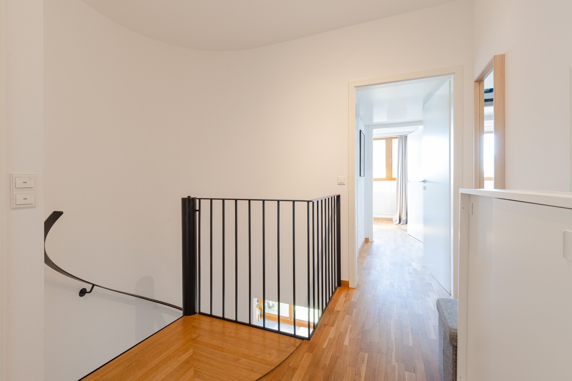 Eingangsbereich mit Wendeltreppe