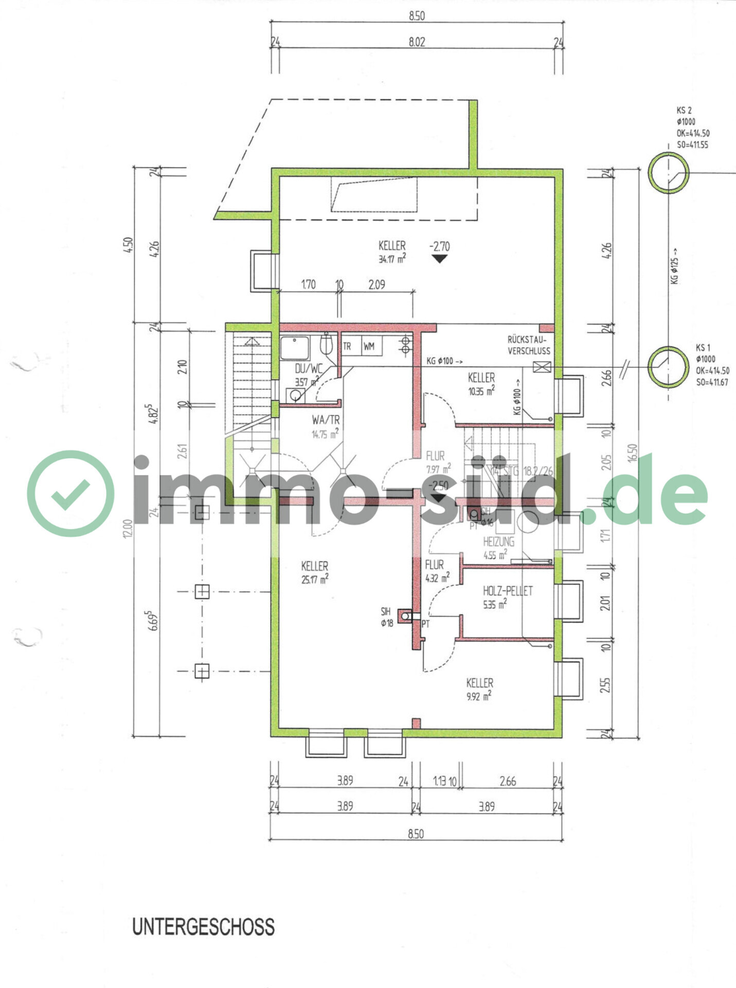 Grundriss UG