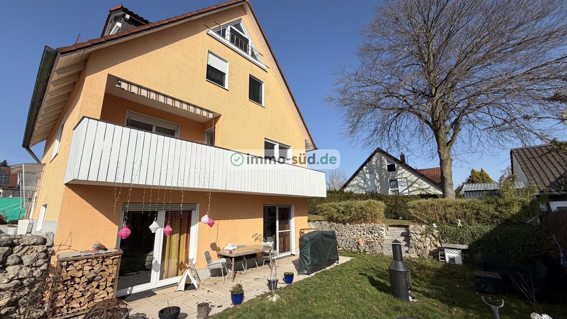 Garten Hausansicht Richt. Nord-Ost