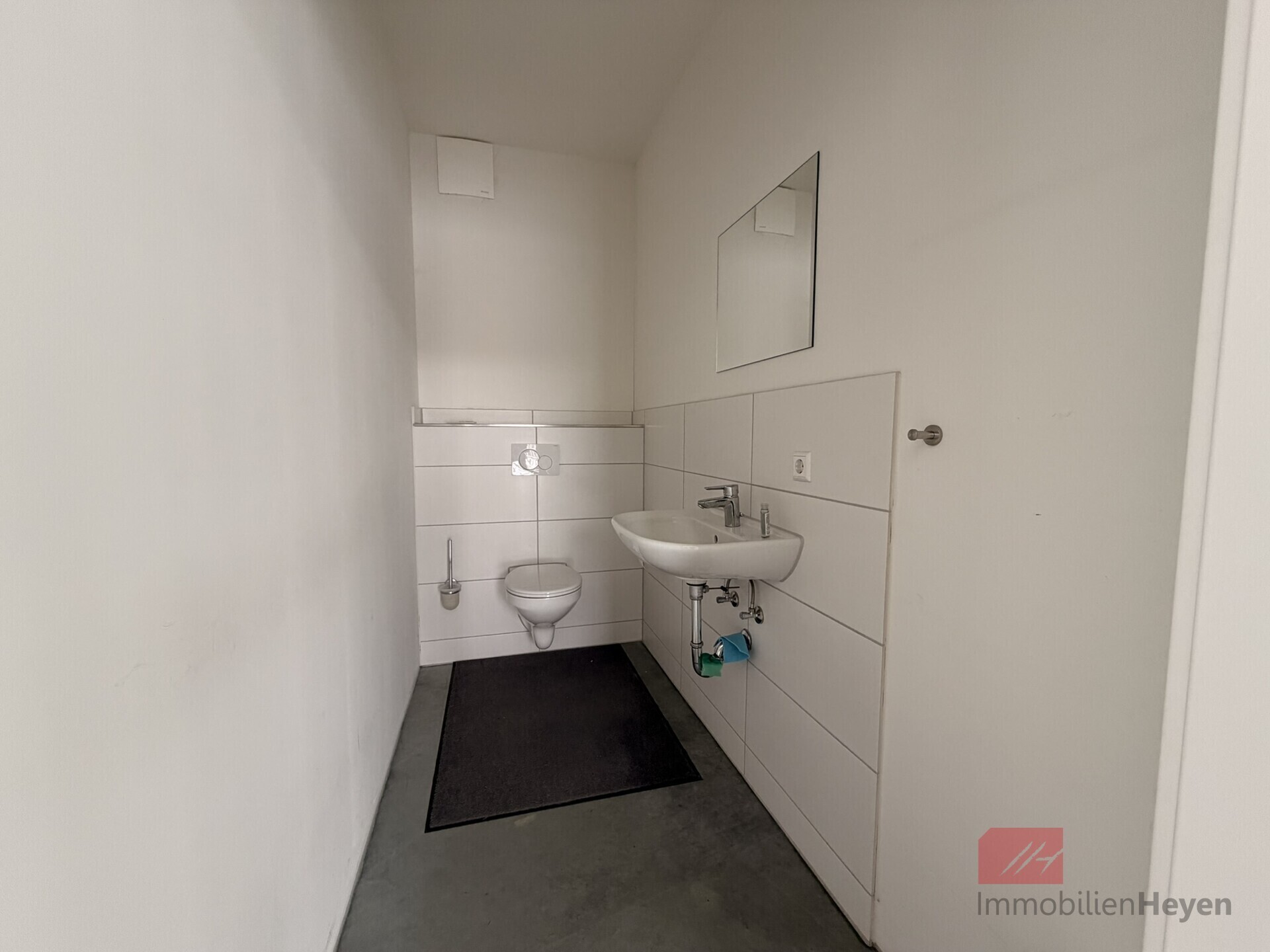WC in der Halle