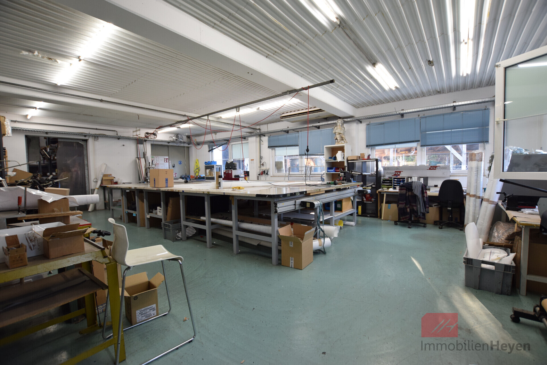 Gebäude 1 Produktionsfläche im hinteren Bereich EG