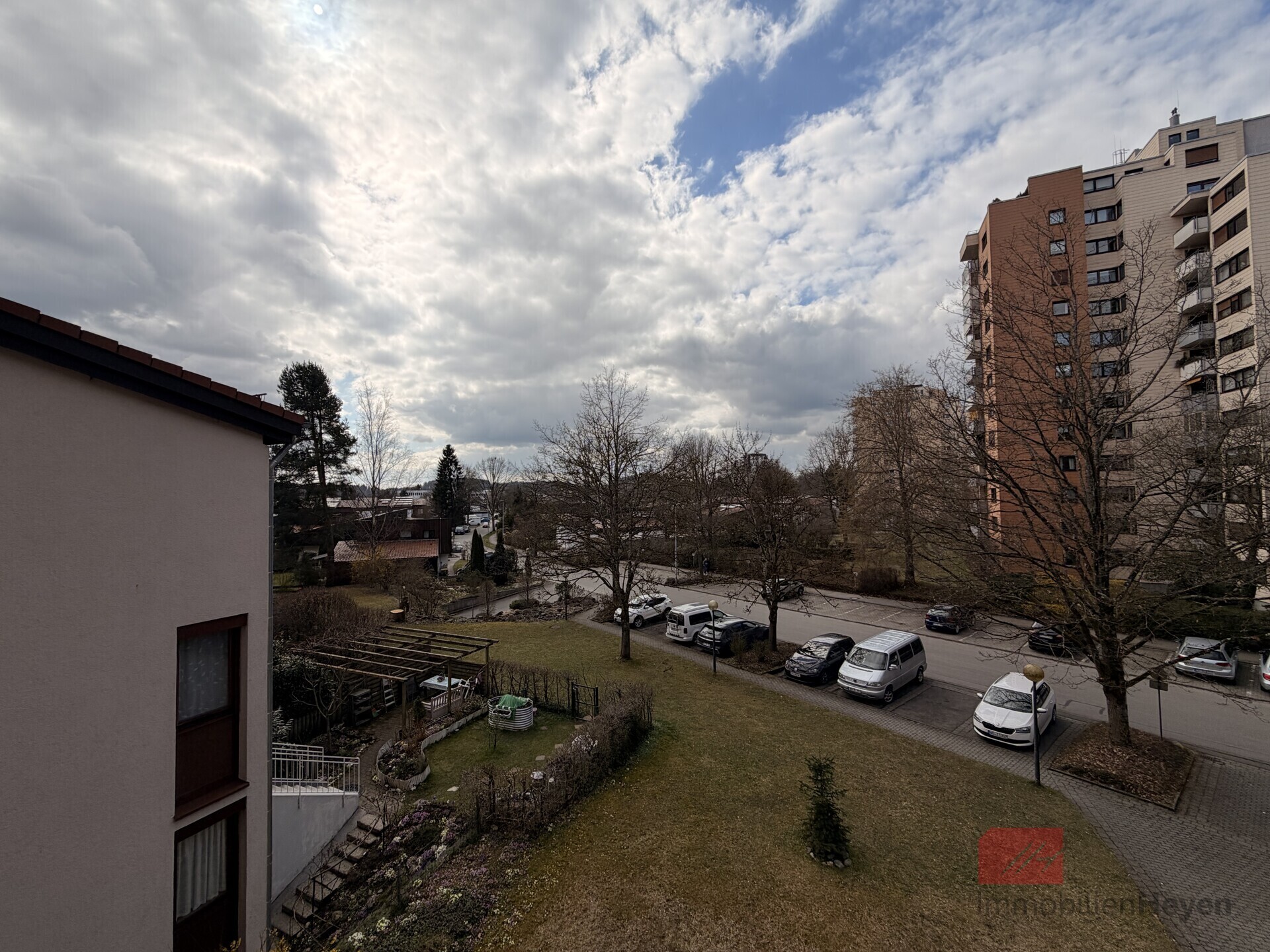 Aussicht vom Balkon