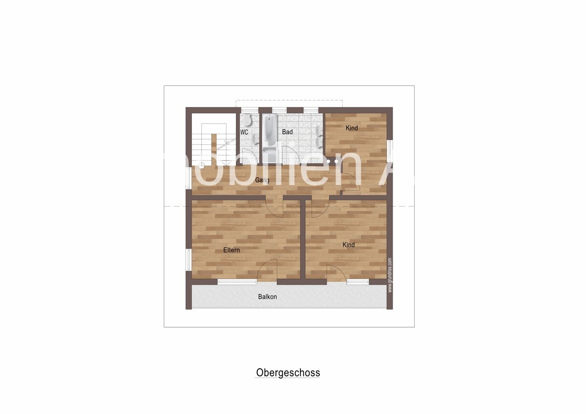 Grundriss Obergeschoss