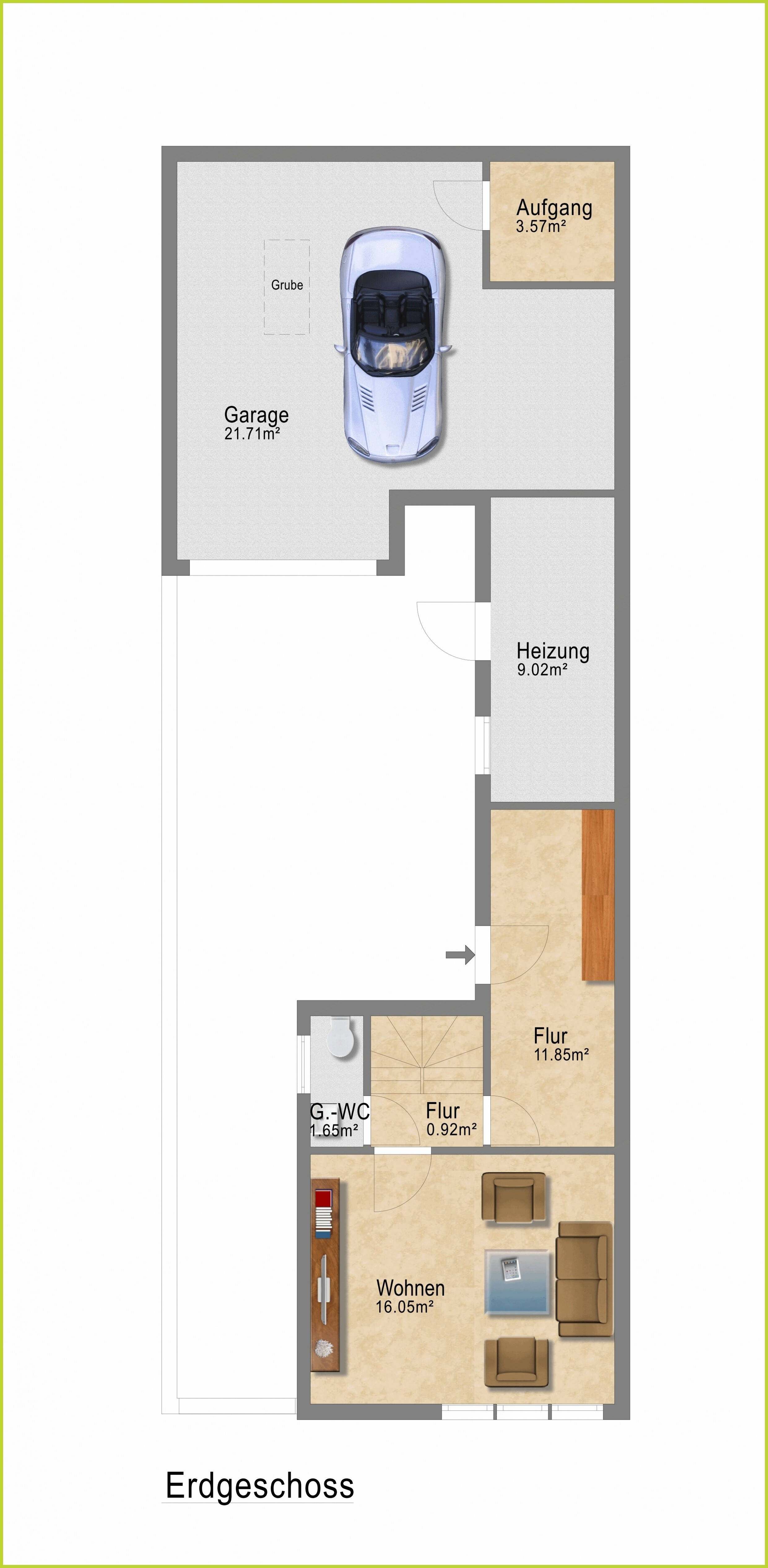 Grundriss Erdgeschoss H 18058