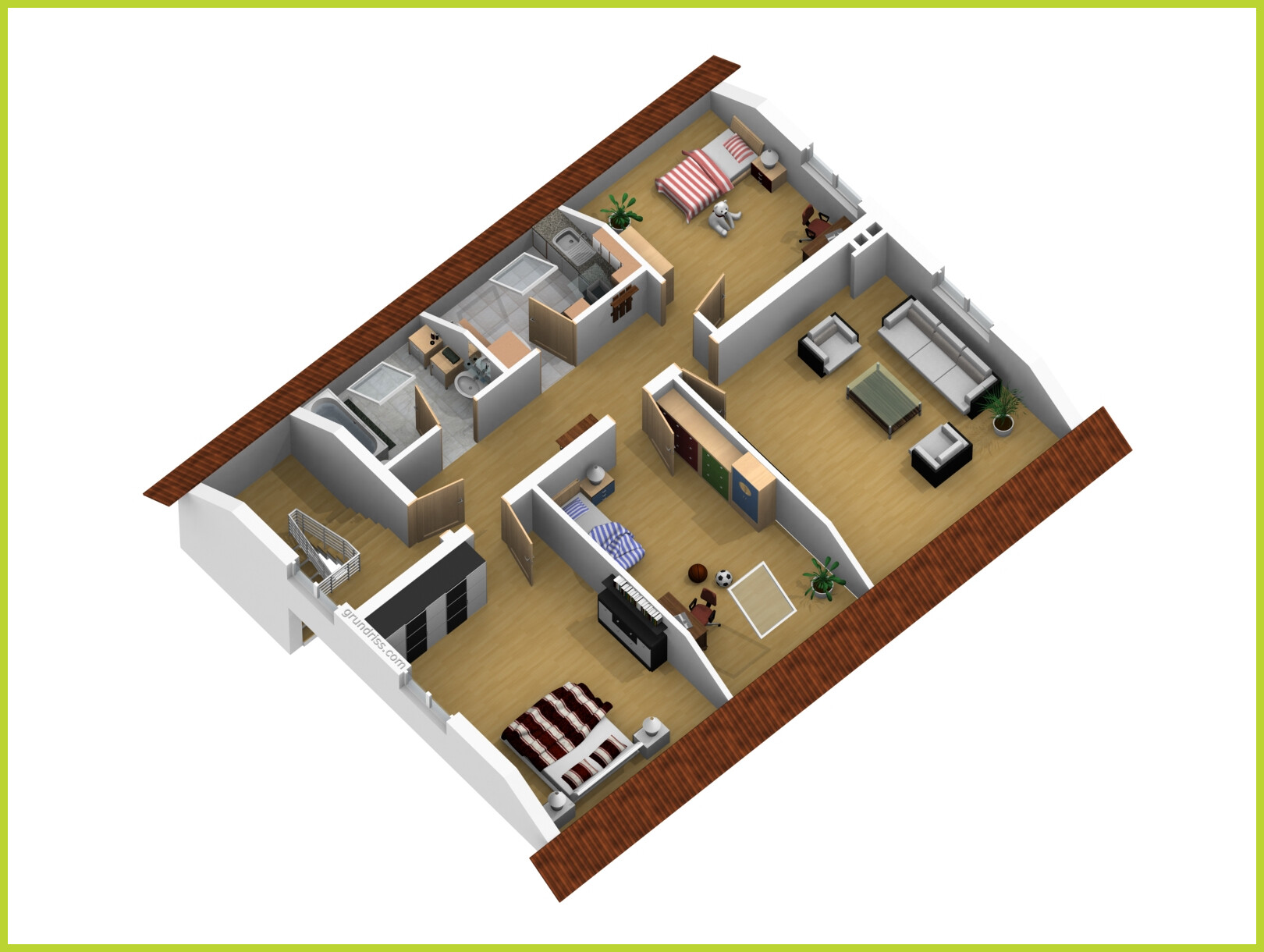 Grundriss Seitenansicht W 19086