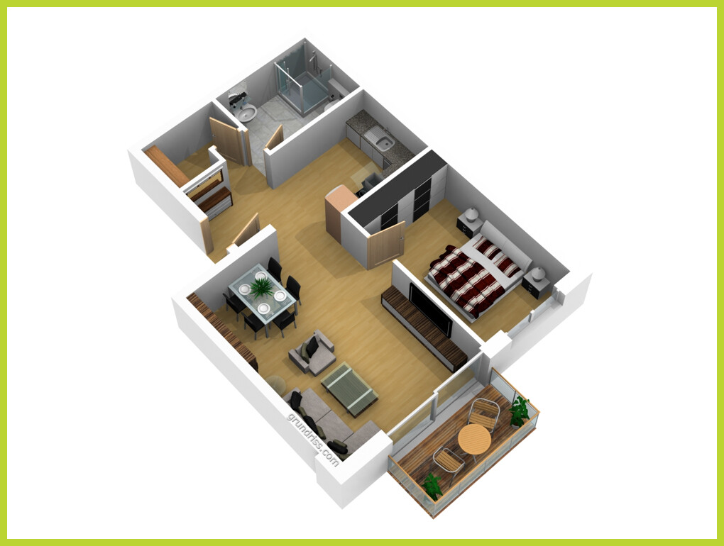 Grundriss Seitenansicht W 20109