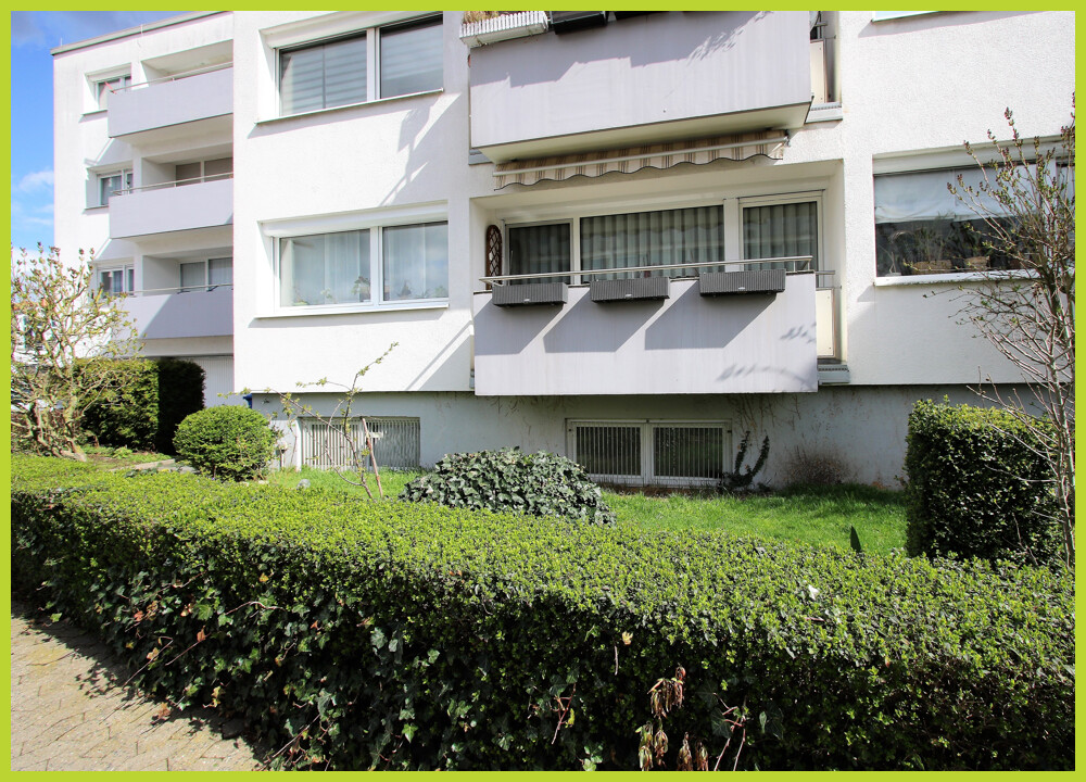 unsere Wohnung im Hochparterre