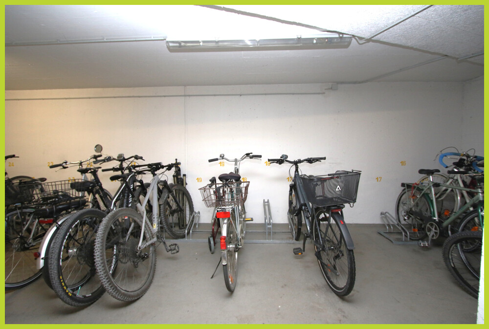 2 eigene Fahrradabstellplätze