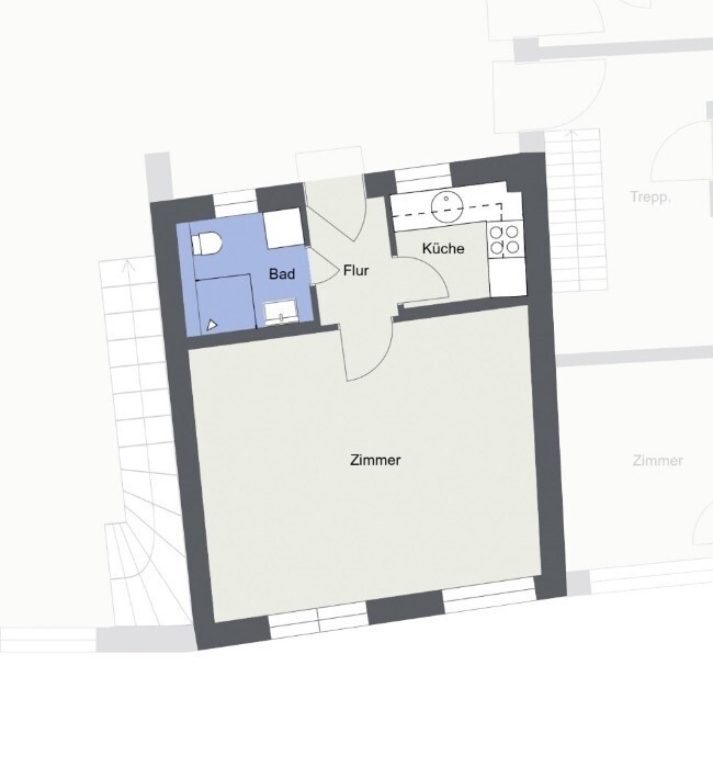 Grundriss Wohnung 4.1