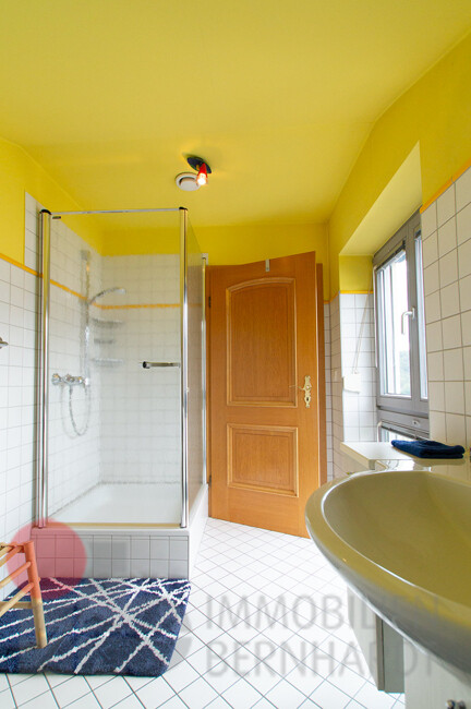 Dusche im Dachgeschoss
