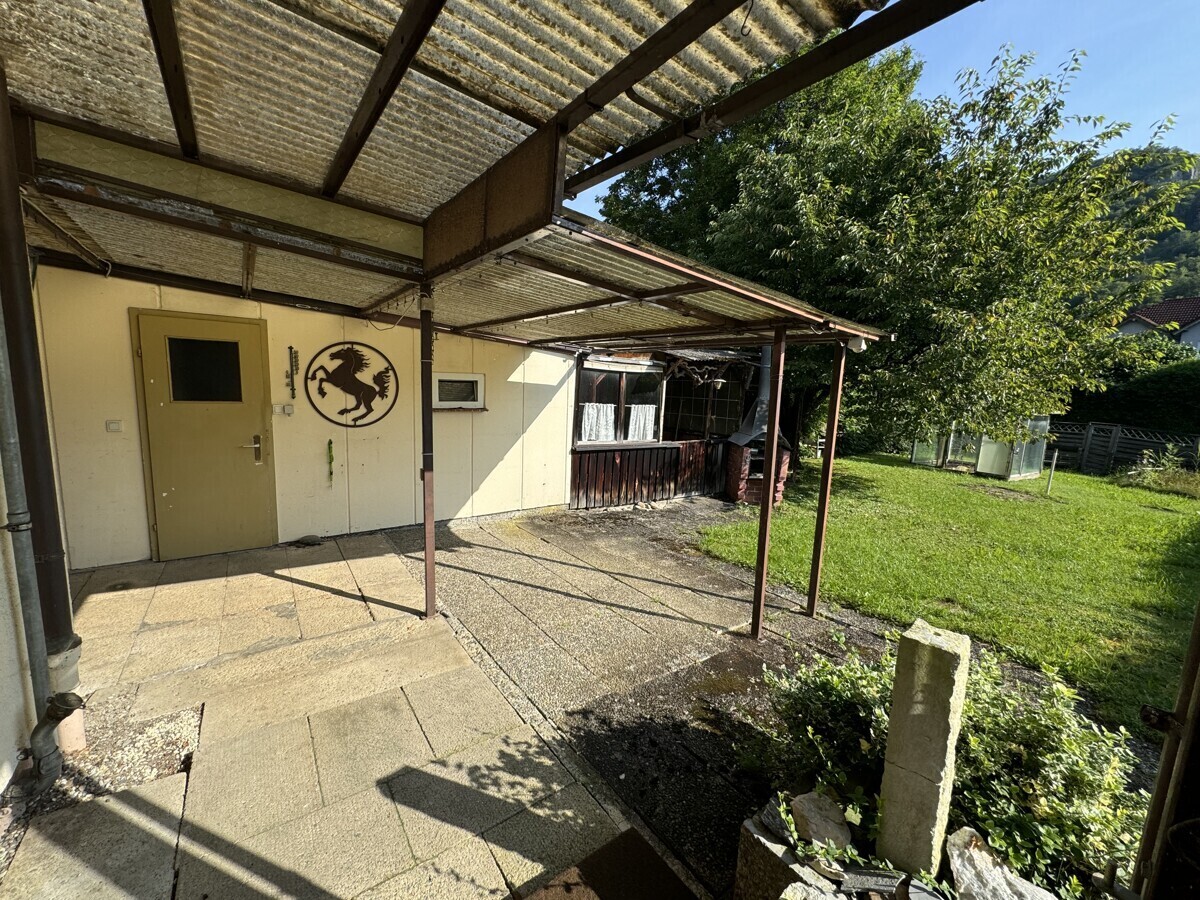 Überdachte Terrasse