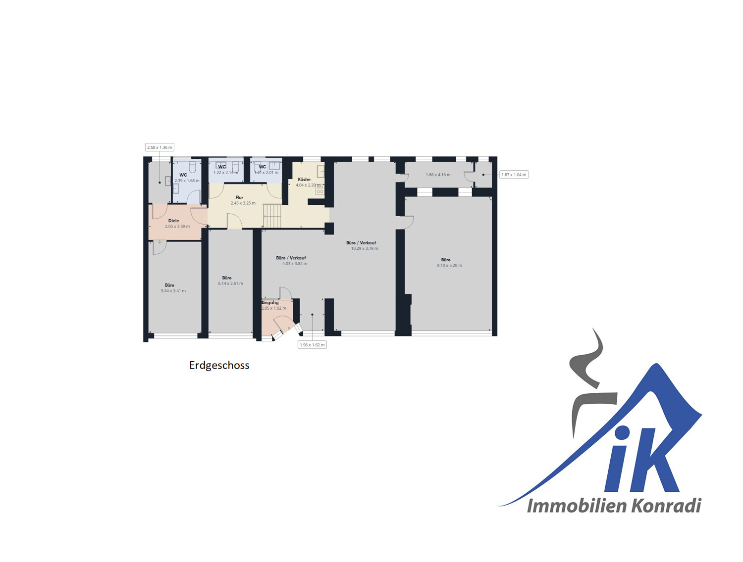 Grundriss Büro