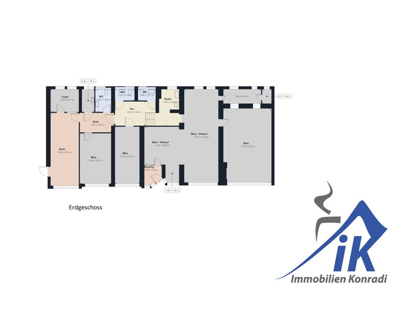Grundriss Büro